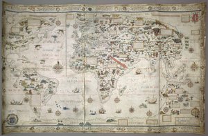 Carte du monde - Pierre Desceliers