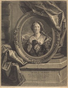 Maria Serre, Mater Hyacinth Rigaud - Pierre Drevet after Hyacinthe Rigaud