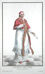Lorenzo Ganganelli (1705-74) Pape Clément XIV (1769-74) de 