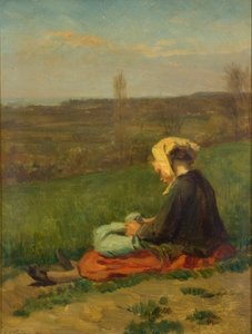 Un enfant dans un champ, 1871