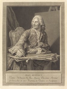 Jean Restout - Pierre Etienne Moitte after Maurice Quentin de La Tour