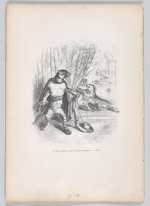Le tigre est entré furtivement, le poignard à la main de Scènes de la vie privée..., vers 1837-47 - Pierre Francois Godard