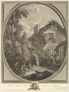 Paysage au moulin, 18e siècle