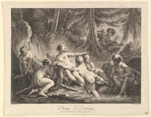 Diane et Actéon - Pierre François Tardieu