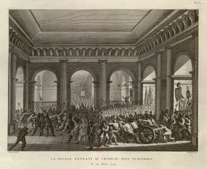 Le peuple entrant au château des Tuileries - Pierre Gabriel Berthault