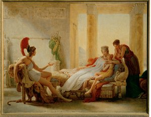 Énée et Didon, esquisse pour une huile plus grande ...