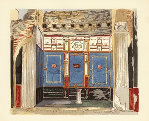 Tablinum de la Maison de la Petite Fontaine, Casa della Fontana Piccola, Pompéi - Pierre Gusman