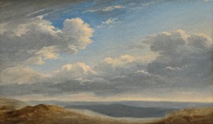 Étude de nuages sur la campagne romaine c.1782-85