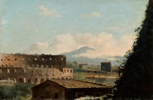 Vue du Colisée, Rome, fin 18e début 19e siècle