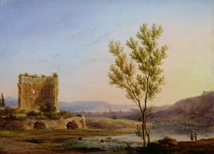 Vue des environs de Rome