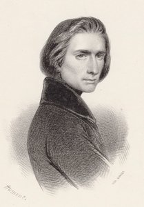 Portrait du compositeur Franz Liszt 1811-1886