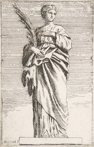 Figure féminine debout, vers 1739-1740 - Pierre Ignace Parrocel