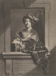 Portrait de Hyacinthe Rigaud, 1721 - Pierre Imbert Drevet