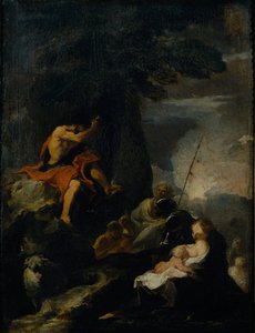 Saint Jean-Baptiste prêchant dans le désert - Pierre Louis Cretey or Cretet
