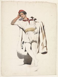 Jeune homme debout - Pierre Louis Dubourcq