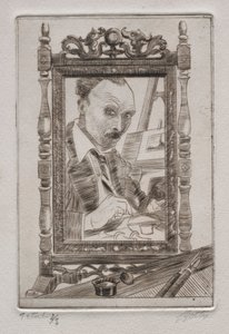 Autoportrait - Pierre Louis Gatier