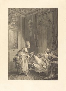 Le curieux - Pierre Maleuvre after Pierre Antoine Baudouin