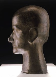 Buste de Baudelaire, bronze