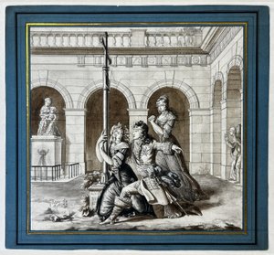 Louis XIV plaidant auprès de Louise de La Vallière au couvent des Carmélites de Chaillot