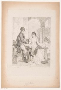 Portrait de Moritz von Fries et sa femme - Pierre Michel Adam
