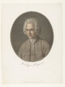 Portrait de Jean-Jacques Rousseau (Collection des Grands Hommes)