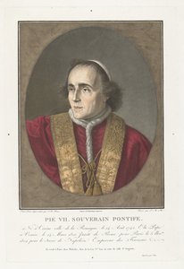 Portrait du pape Pie VII - Pierre Michel Alix