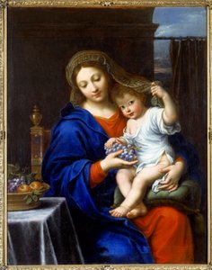 La Vierge a le raisin