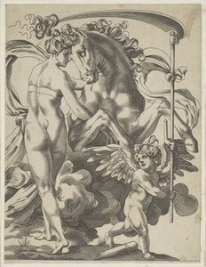 Saturne et la nymphe Philyra