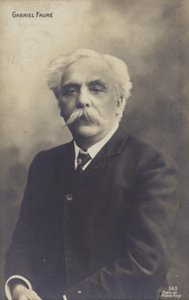 Gabriel Fauré, compositeur, organiste, pianiste et professeur français (1845-1924)