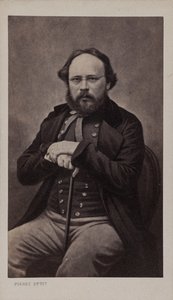 Portrait de Pierre-Joseph Proudhon 1809-1865, vers 1860