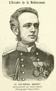 Vice-amiral Maigret, commandant adjoint de la flotte méditerranéenne française - Pierre Petit
