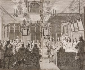 Le roi Charles II dînant avec Lucy Walter
