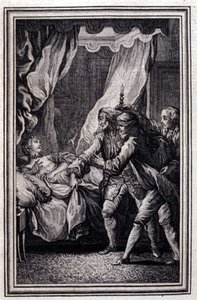 La Mandragore - dans « Contes et nouvelles en vers » par Jean de La Fontaine. 1776. Illustration de P.P. Choffard