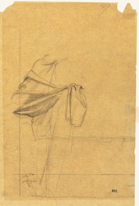 Étude de draperie, seconde moitié du 19e siècle - Pierre Puvis de Chavannes