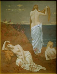 Jeunes femmes à la mer