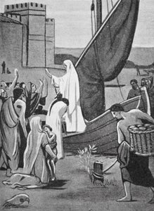 Sainte Geneviève apporte des provisions à Paris - Pierre Puvis de Chavannes