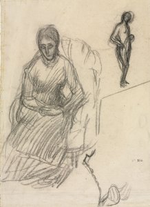 Étude de Madame Marie Cantacuzène ; Étude de femme nue debout