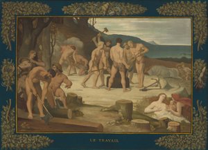 Travail, vers 1863