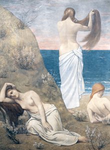 Jeunes filles au bord de la mer