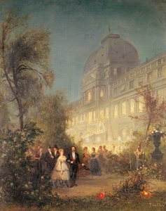 Soirée aux Tuileries, 10 juin 1867