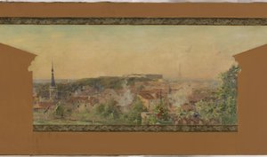 Esquisse pour la mairie de Vanves : Panorama de Vanves - Pierre Vauthier