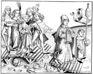 Le passage du viatique, 1493 - Pierre Wolgmuth