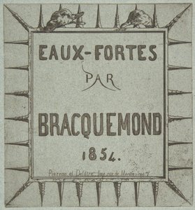 Eaux-fortes par Bracquemond, 1854 - Pierron et Delâtre