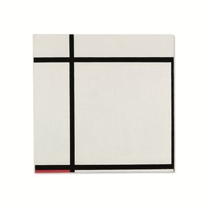 Composition II, avec rouge - Piet Mondrian