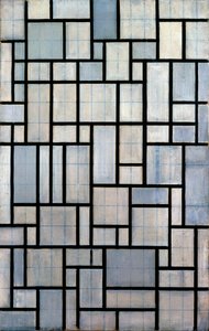 Composition avec grille 2, 1915 - Piet Mondrian