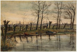 Fermier retournant aux champs, c.1900 - Piet Mondrian