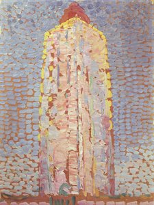 Phare à Westkapelle en Orange - Piet Mondrian