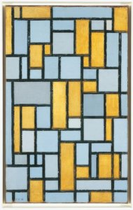 Composition en gris et ocre, 1918