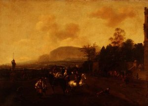 Une partie de chasse au faucon