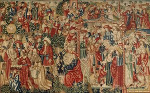 La parabole des ouvriers de la vigne, vers 1500 (tapisserie)